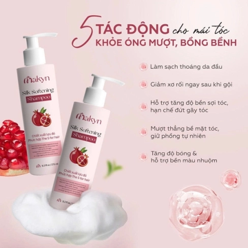 Dầu Gội đầu phục hồi tóc hư tổn MAKYN