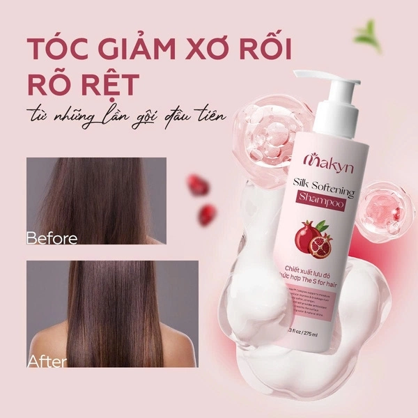 Dầu Gội đầu phục hồi tóc hư tổn MAKYN